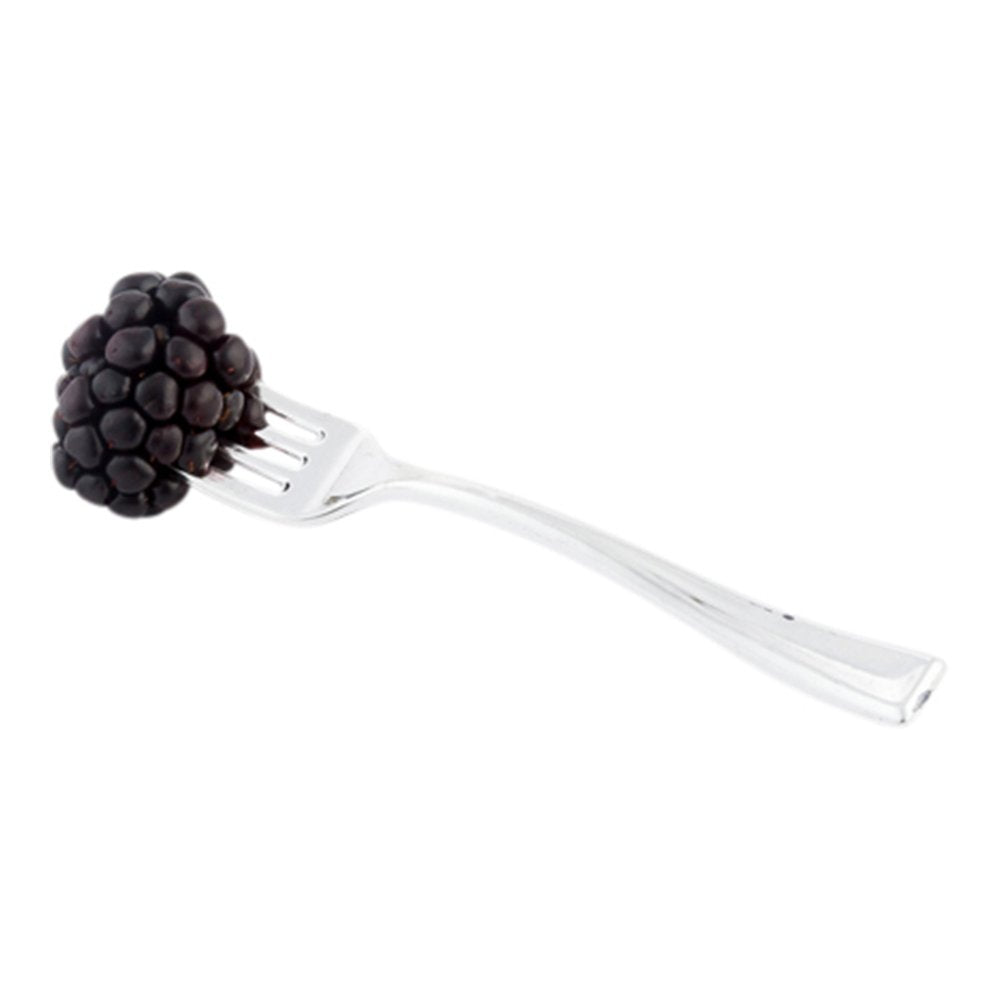 Disposable Dessert Plates and Cake Forks Set 200 Pcs Seagreen