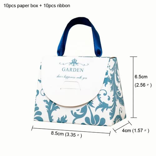Mini Paper Handbag Gift Boxes 10 Pack Candy Favor Boxes