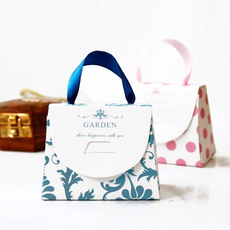 Mini Paper Handbag Gift Boxes 10 Pack Candy Favor Boxes