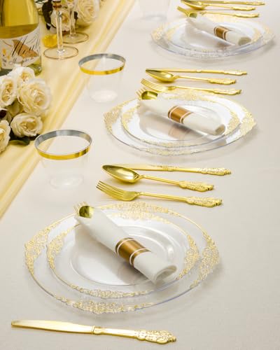 Goodluck Pre Rolled Plastic Dinnerware Set
