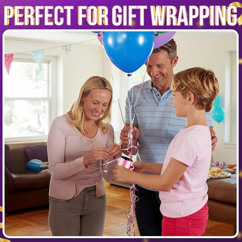 Curling Ribbon for Gift Wrapping 3/16 Inch x 365 Feet Balloon Ribbon Roll