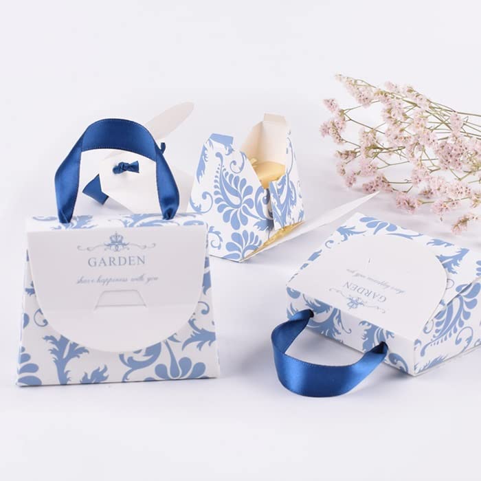 Mini Paper Handbag Gift Boxes 10 Pack Candy Favor Boxes