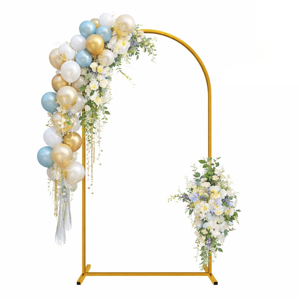 HEMMOTOP Metal Arch Backdrop Stand