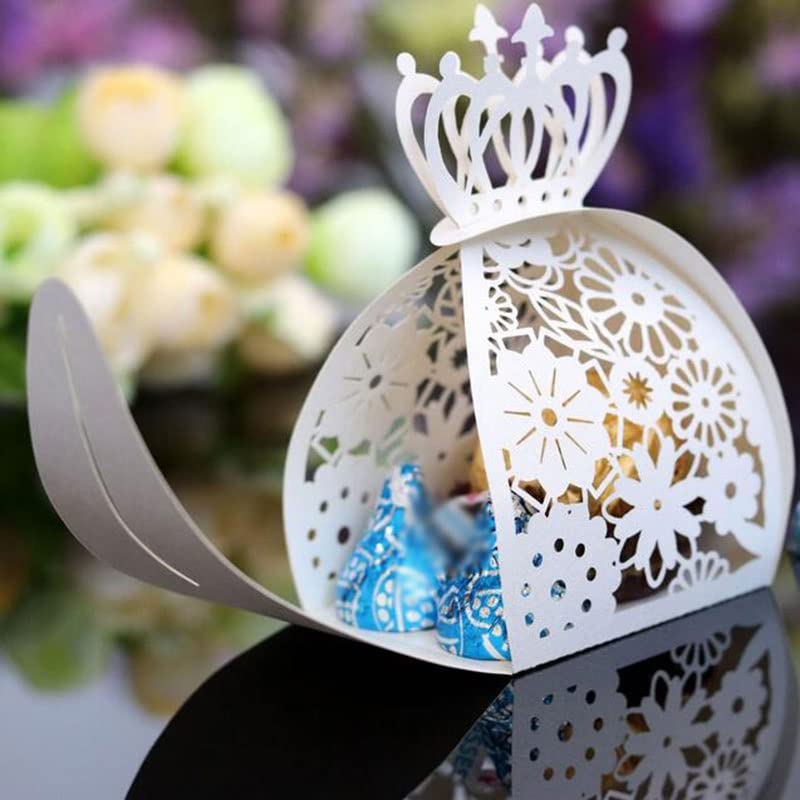 Lace Candy Favor Boxes 100 Pack Party Gift Boxes