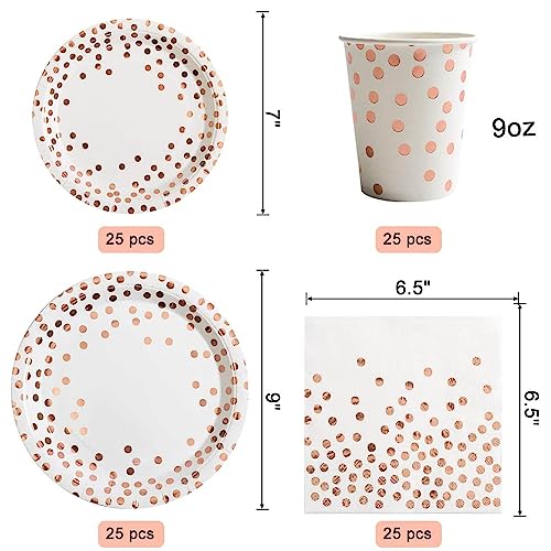 Pink Plastic Dinnerware Party Set 200 Pcs Reusable Plates Cups and Cutlery