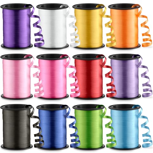 Curling Ribbon for Gift Wrapping 3/16 Inch x 365 Feet Balloon Ribbon Roll