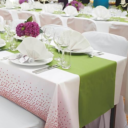 Pink Plastic Dinnerware Party Set 200 Pcs Reusable Plates Cups and Cutlery