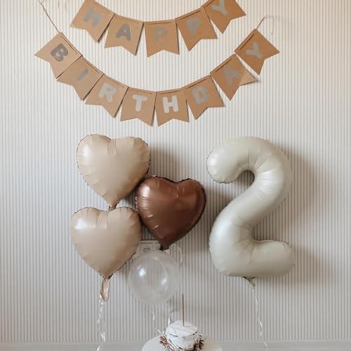 10Pcs Heart Foil Balloons
