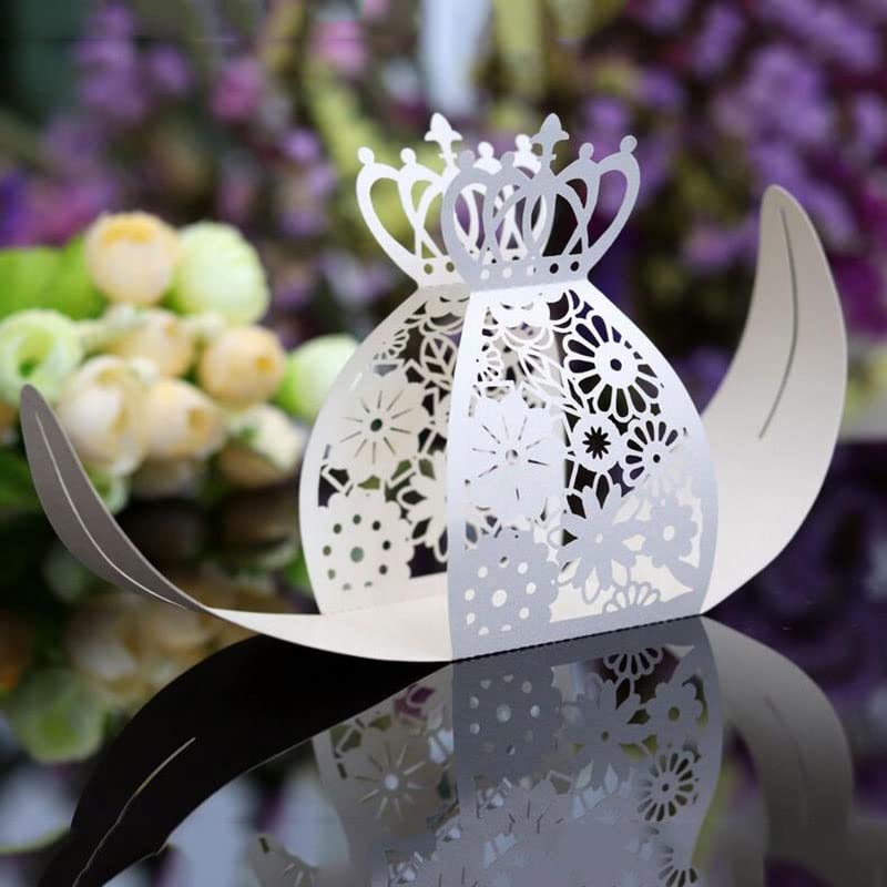 Lace Candy Favor Boxes 100 Pack Party Gift Boxes