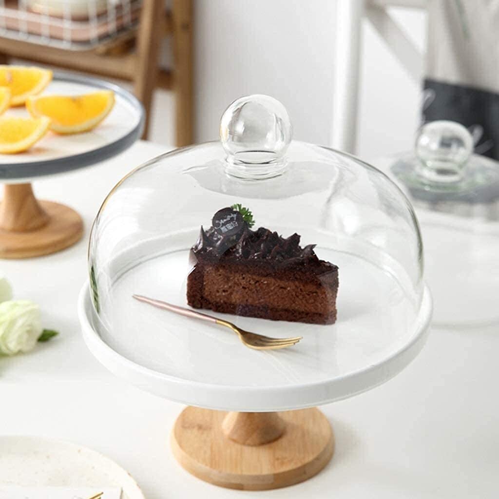 Cake Dome Dessert Display Stand 24Cm Pastry and Fruit Server
