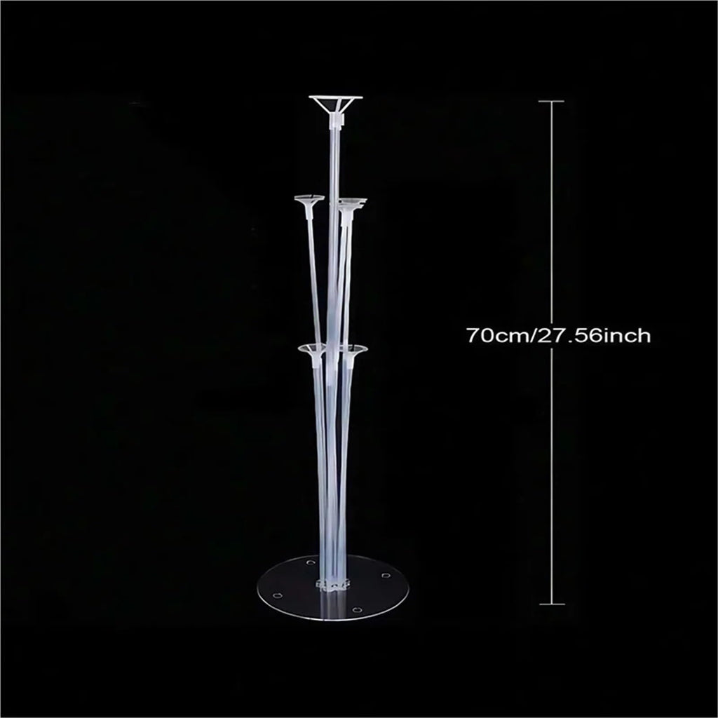 Balloon Holder Sticks with Bases 12 Pcs Party Decoration Set