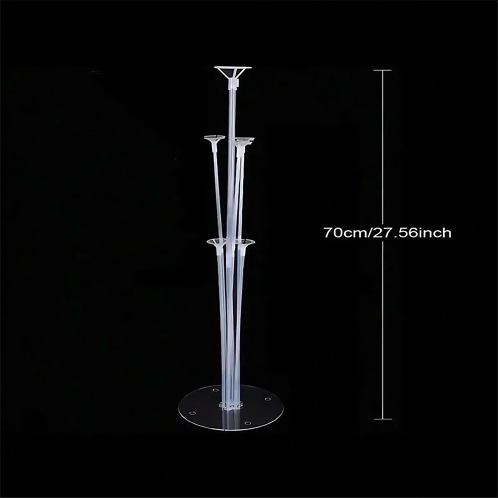 Balloon Holder Sticks with Bases 12 Pcs Party Decoration Set