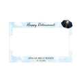Personalized Police Retirement Photo Booth Frame Custom PVC Party Prop
