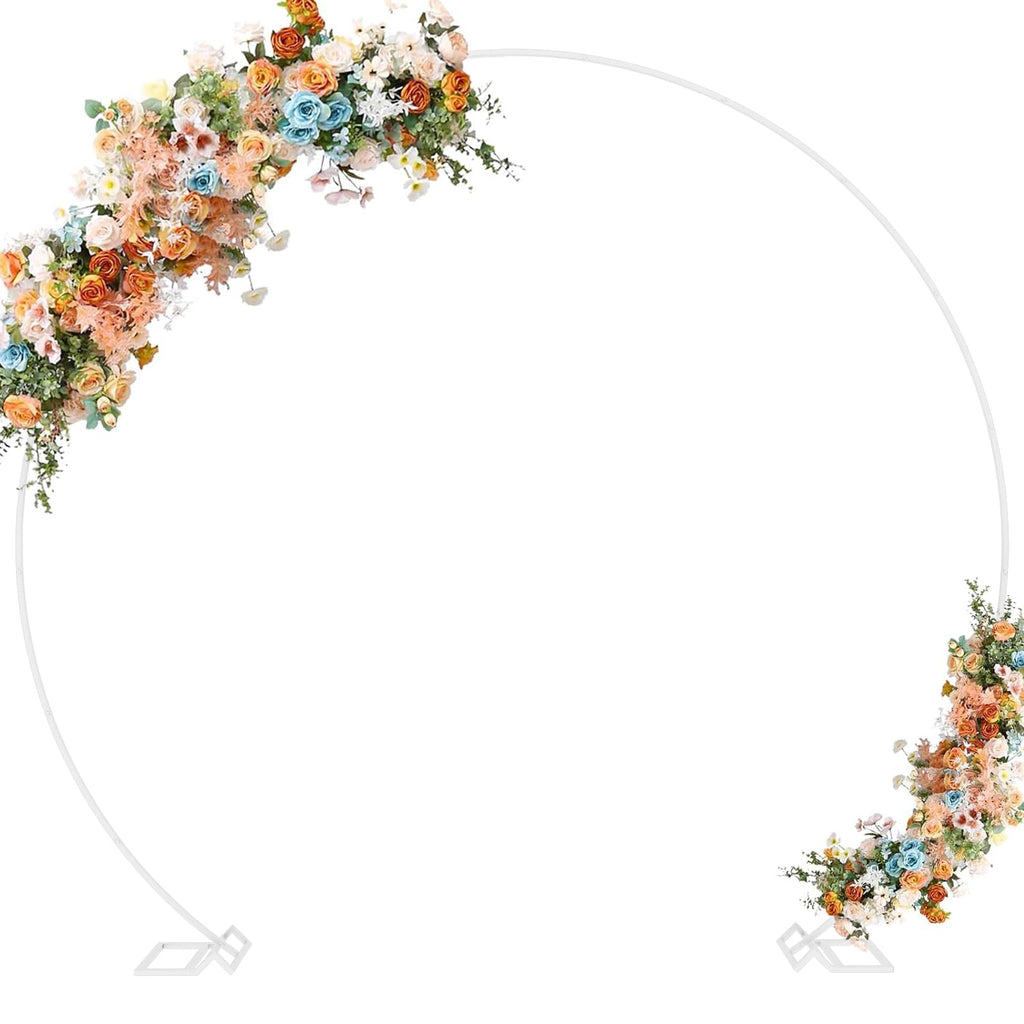 Large Round Wedding Arch Backdrop Stand for Party and Ceremony Decorations