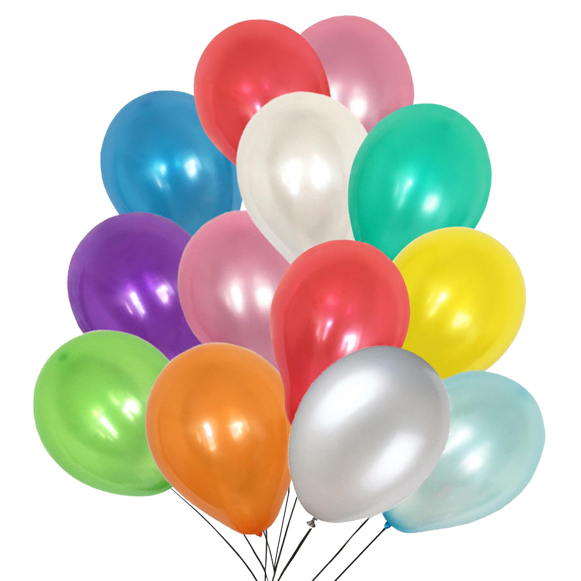 Assorted Latex Party Balloons 10 Inch 500 Pack Multicolor