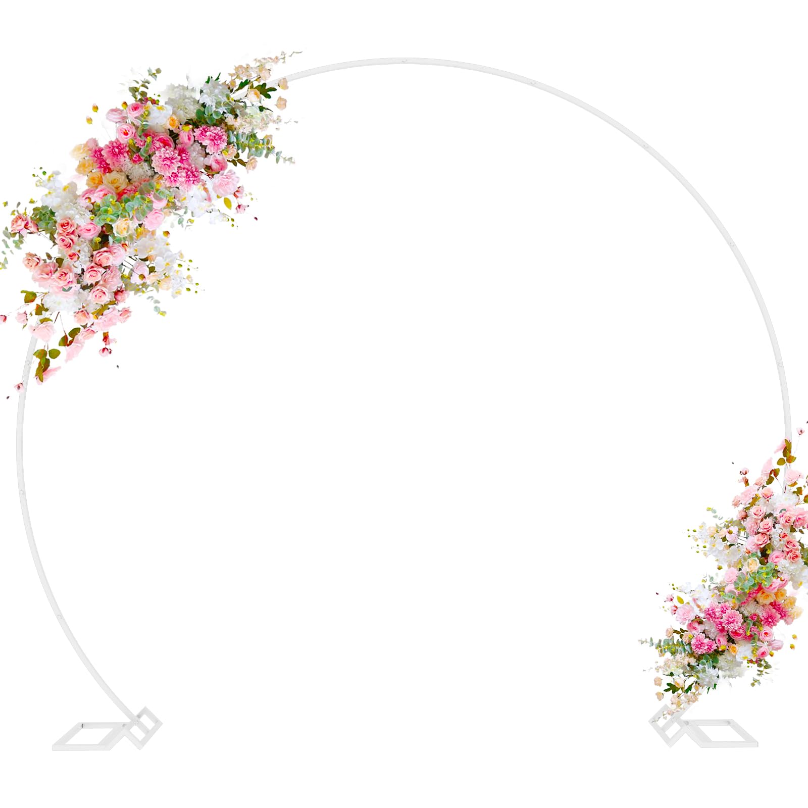 Large Round Wedding Arch Backdrop Stand for Party and Ceremony Decorations