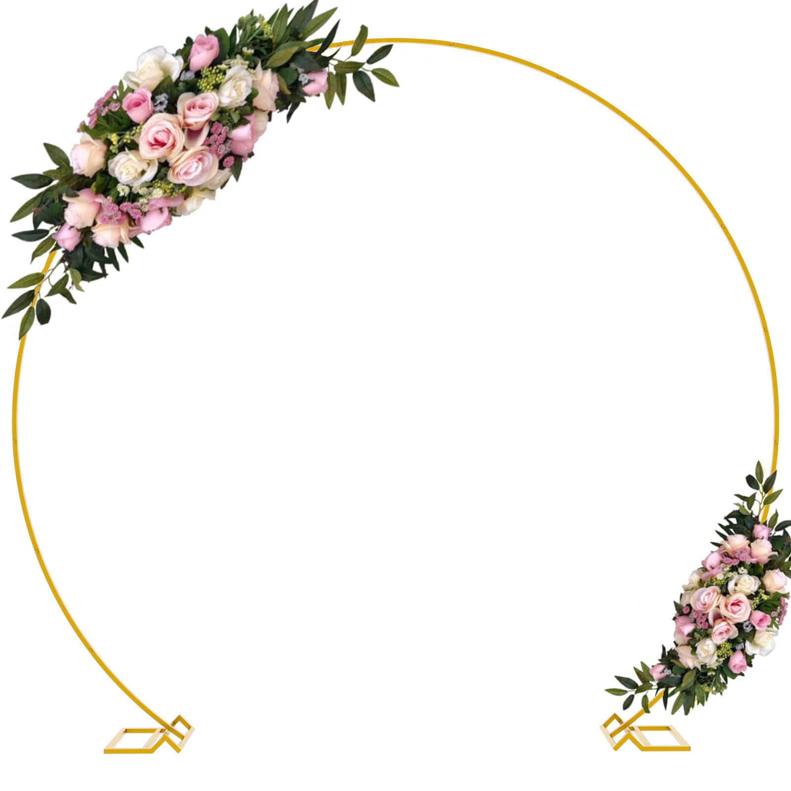 Large Round Wedding Arch Backdrop Stand for Party and Ceremony Decorations