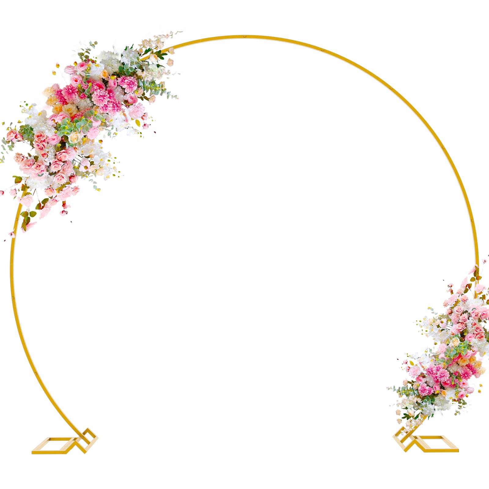 Large Round Wedding Arch Backdrop Stand for Party and Ceremony Decorations