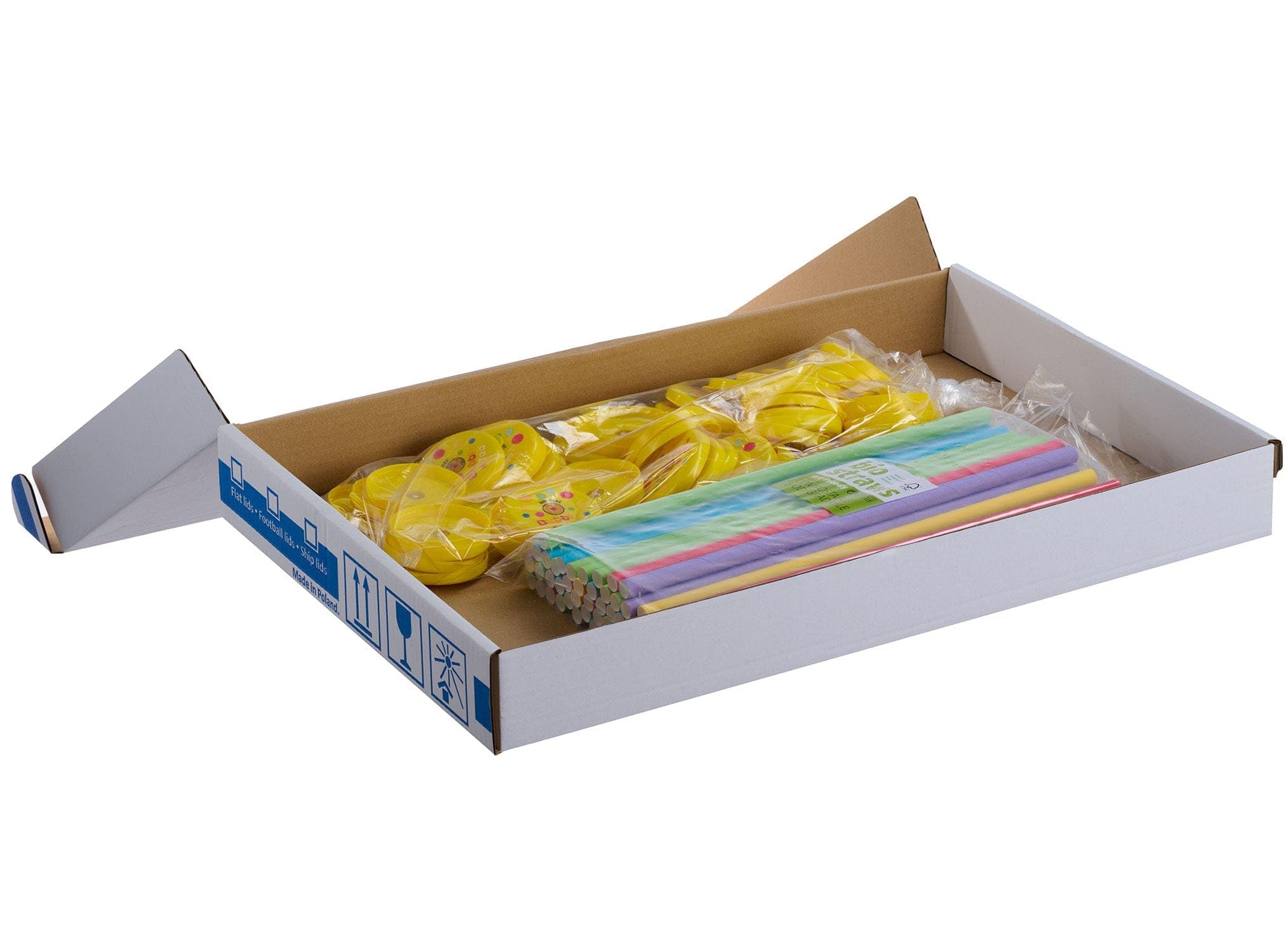 Ice Party Yard Cups with Lids 17 Oz 54 Pack