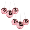 Fun Express Pink Disco Ball-Shaped Plastic Cups, 18 Ct