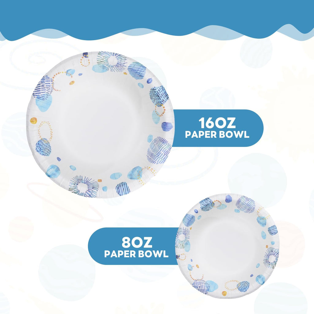 VIVAVENTURE 30 Count 8 oz Paper Bowls