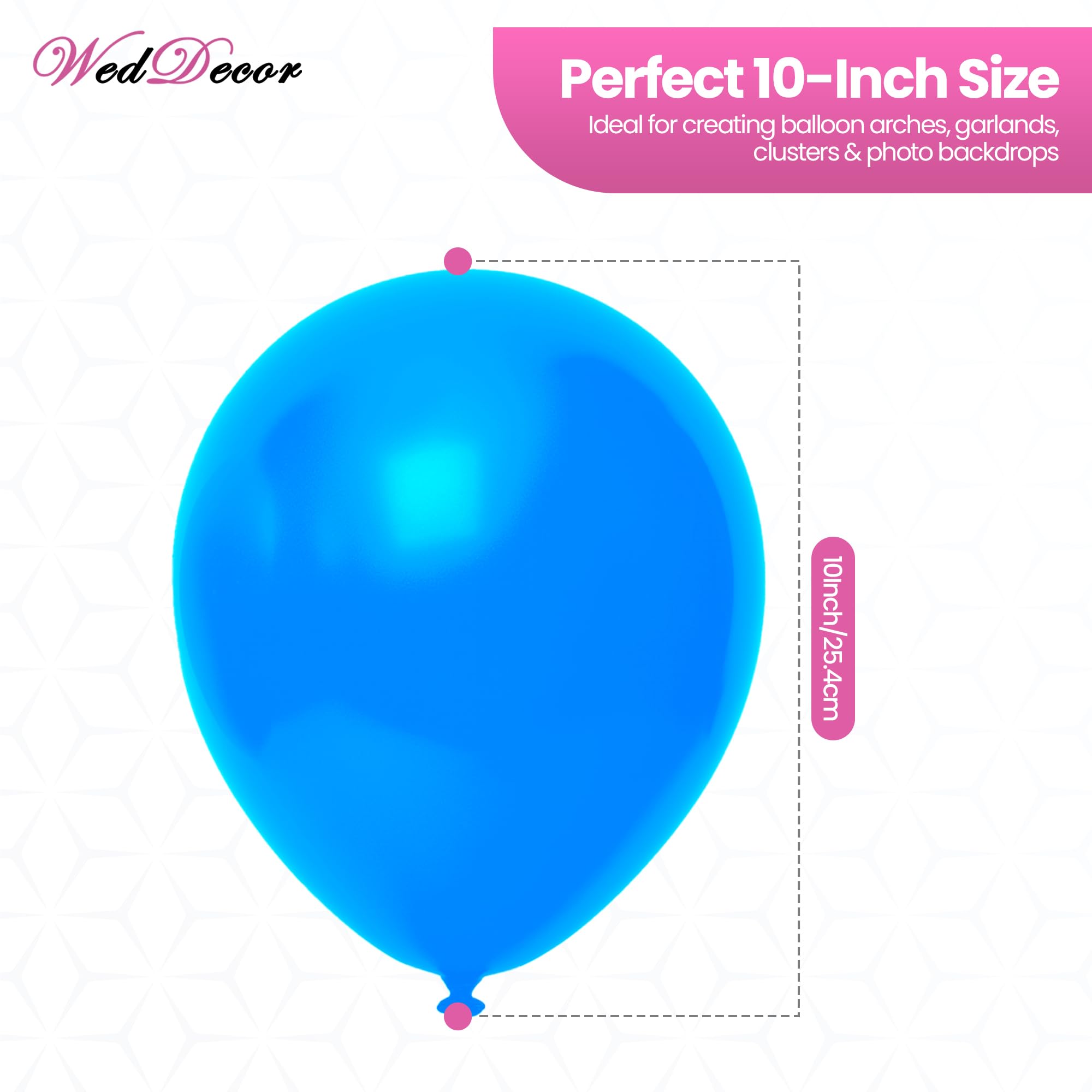 Assorted Latex Party Balloons 10 Inch 500 Pack Multicolor