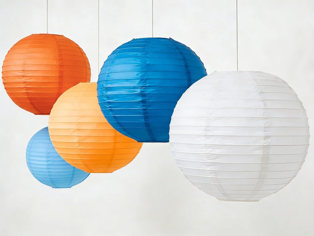 AimtoHome Paper Lanterns Set (12 Pcs) - 6/8/10 Inch