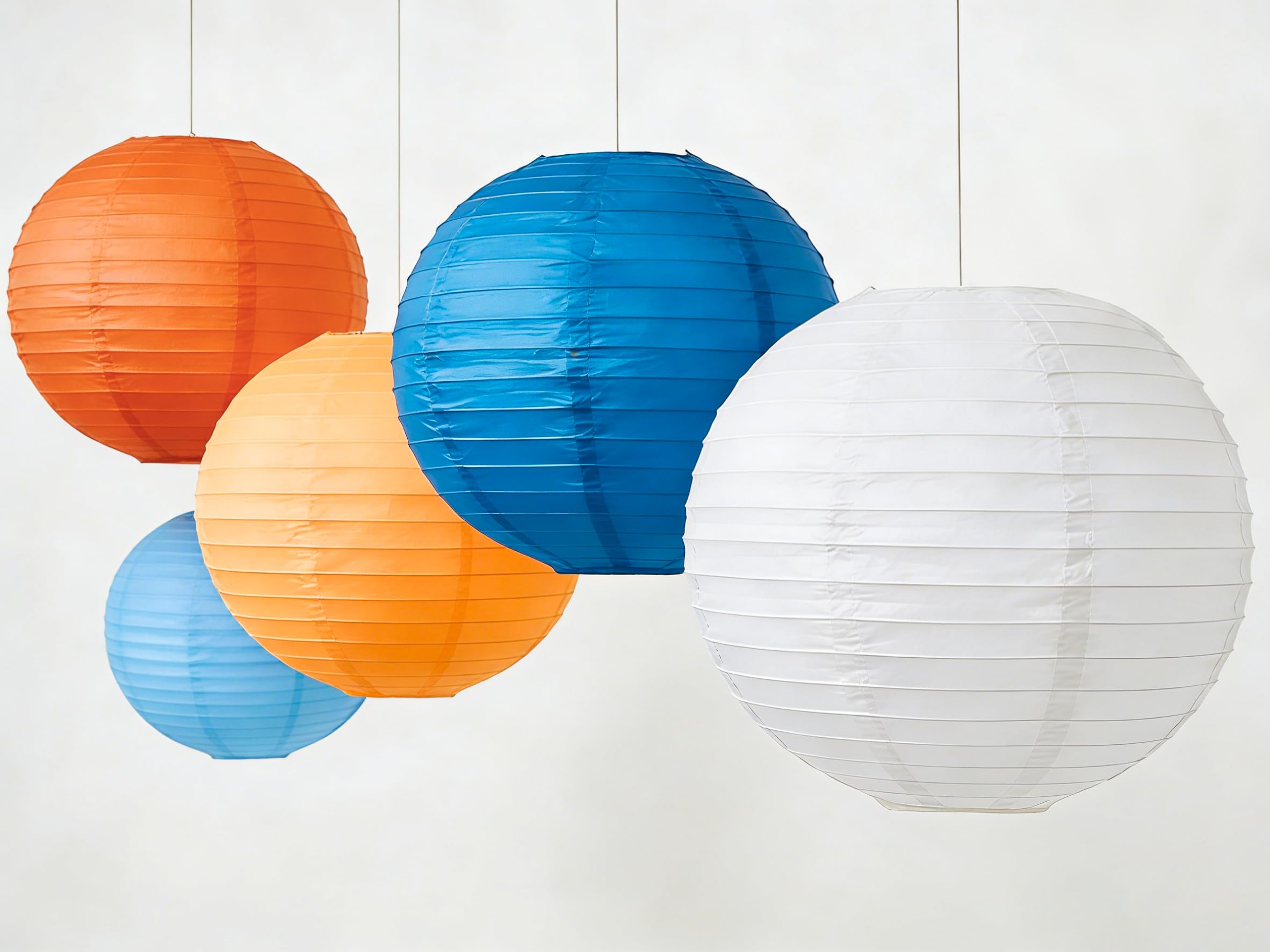 AimtoHome Paper Lanterns Set (12 Pcs) - 6/8/10 Inch