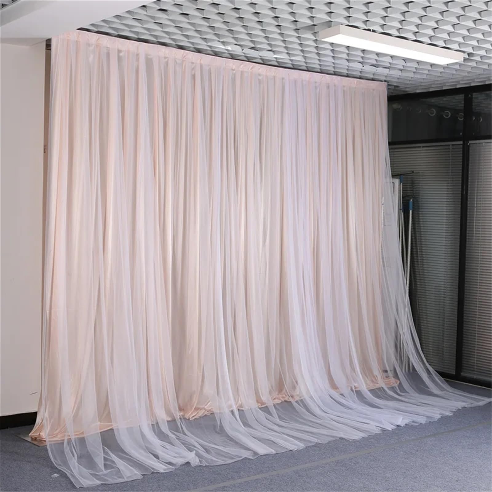 Royal Blue Tulle Backdrop Curtain 3 x 6M 10 x 20Ft Party Decoration