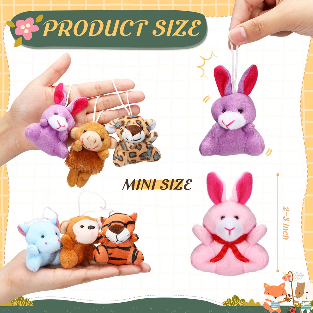 Mini Stuffed Animal Plush Toys Assortment 500 Piece Party Favor Set
