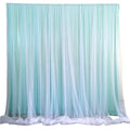 Light Blue Tulle Backdrop Curtain 4 x 8M 13 x 26Ft Party Decoration