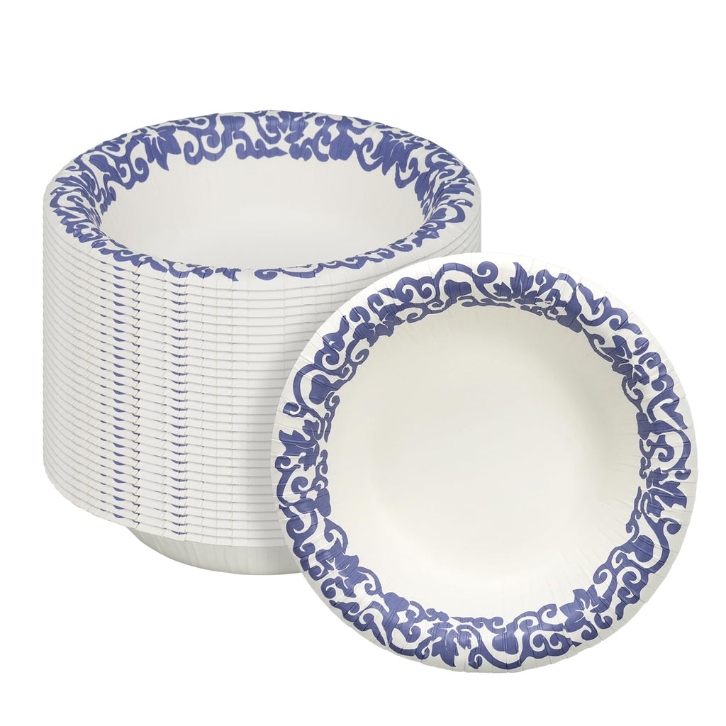VIVAVENTURE 30 Count 8 oz Paper Bowls