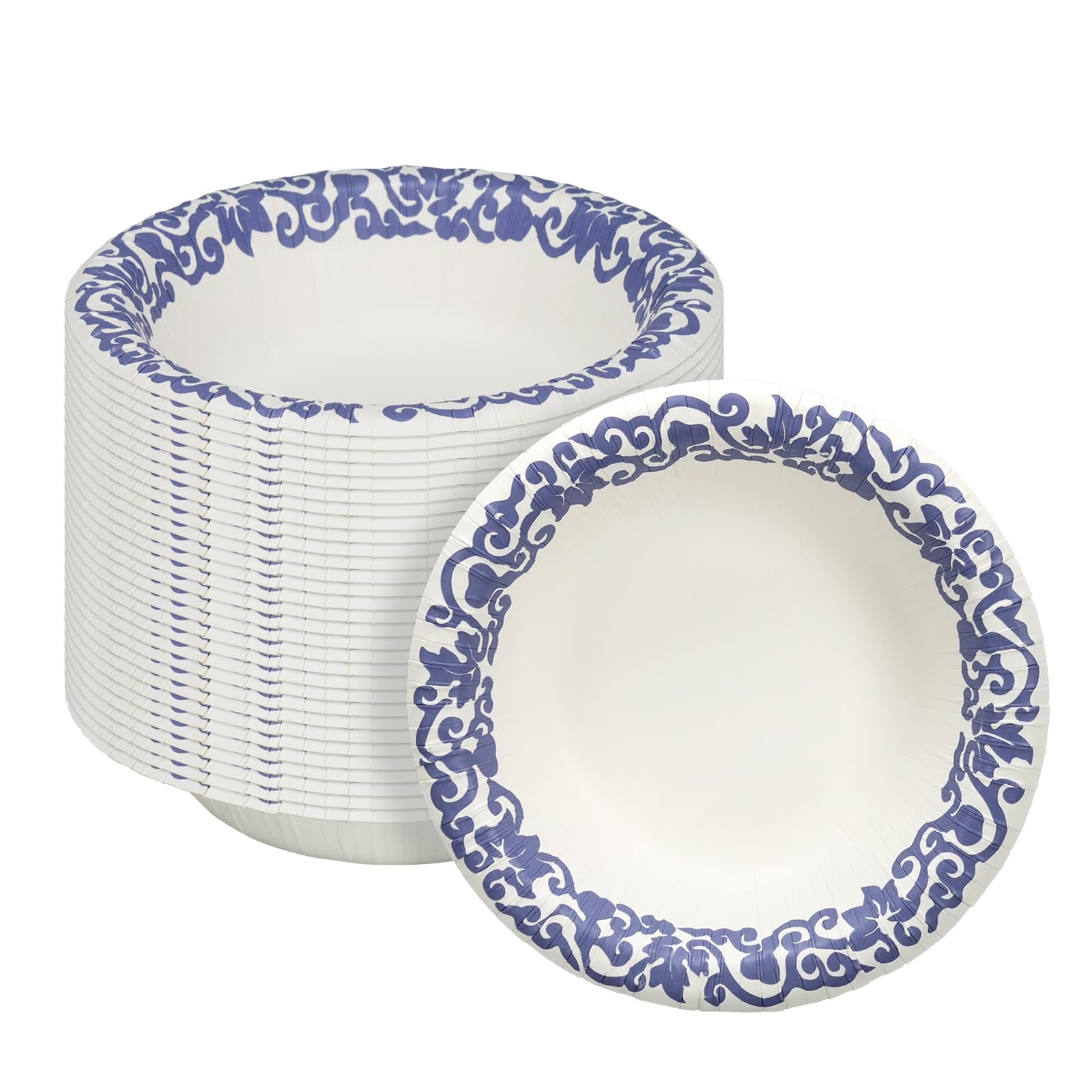 VIVAVENTURE 30 Count 8 oz Paper Bowls