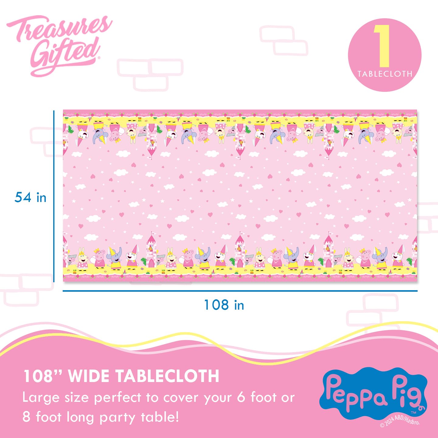 Princess Peppa Birthday Dinnerware Deluxe Set