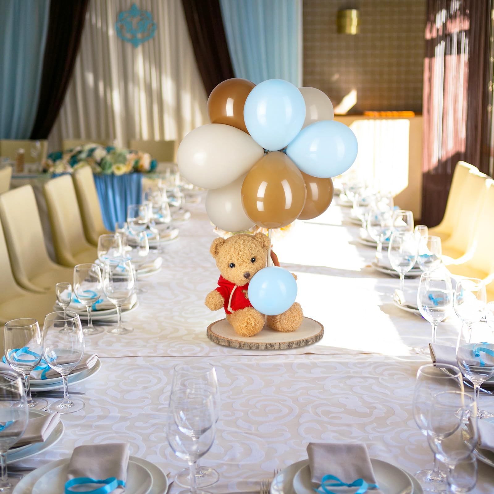 Baby Shower Wooden Centerpiece Table Decoration Kit 144 Pcs DIY Party Decor