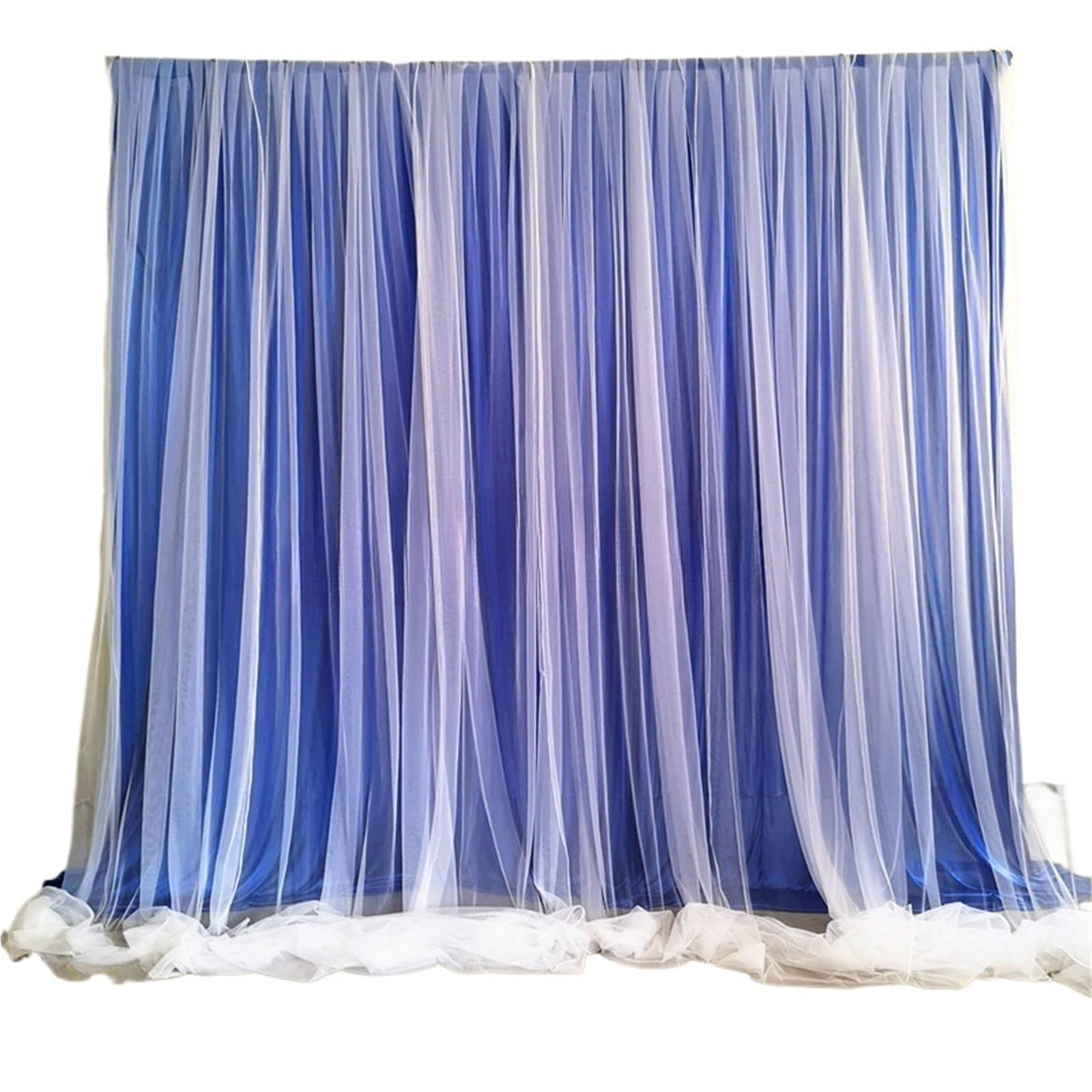 Royal Blue Tulle Backdrop Curtain 3 x 6M 10 x 20Ft Party Decoration