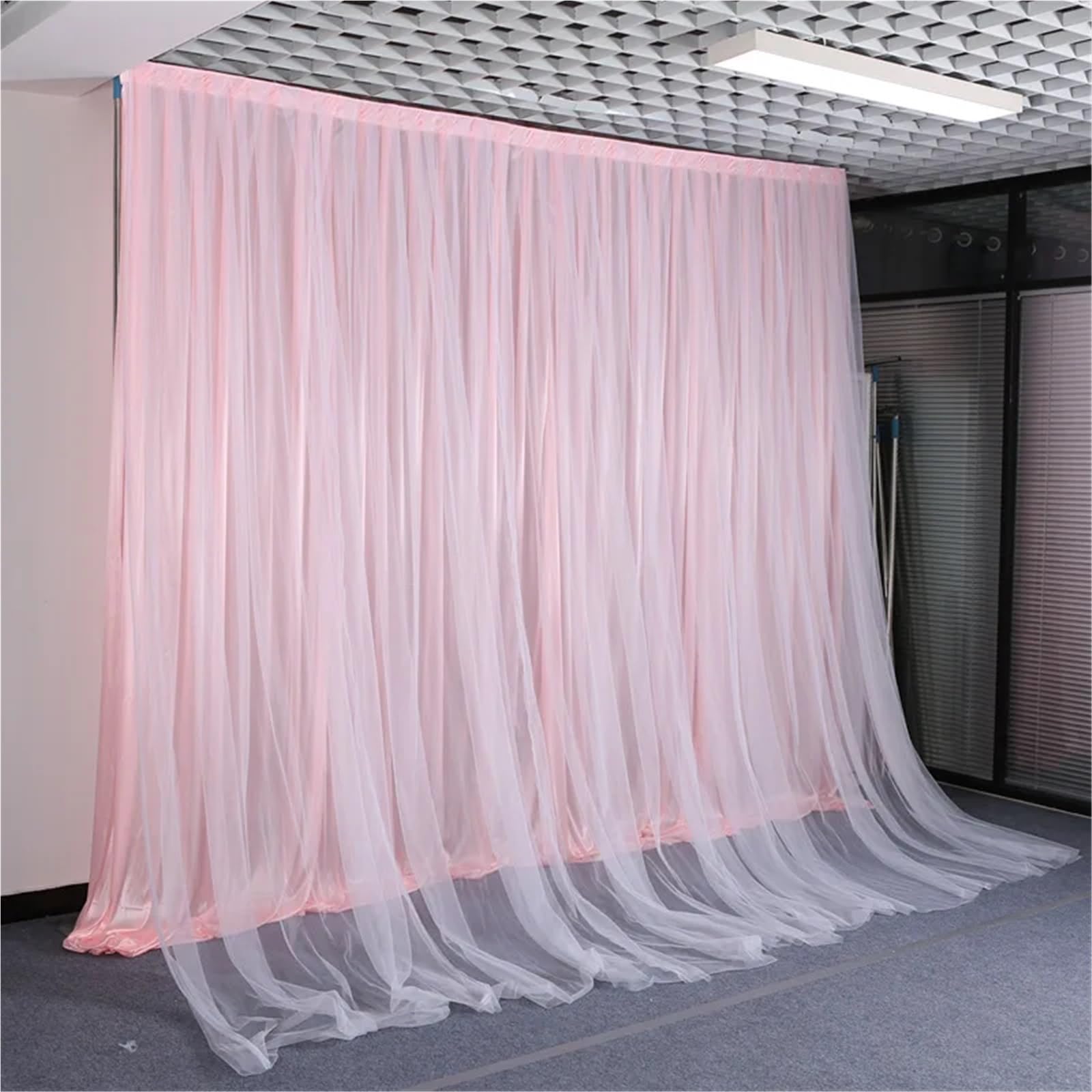 Purple Tulle Backdrop Curtain 4 x 4M 13 x 13Ft Party Decoration