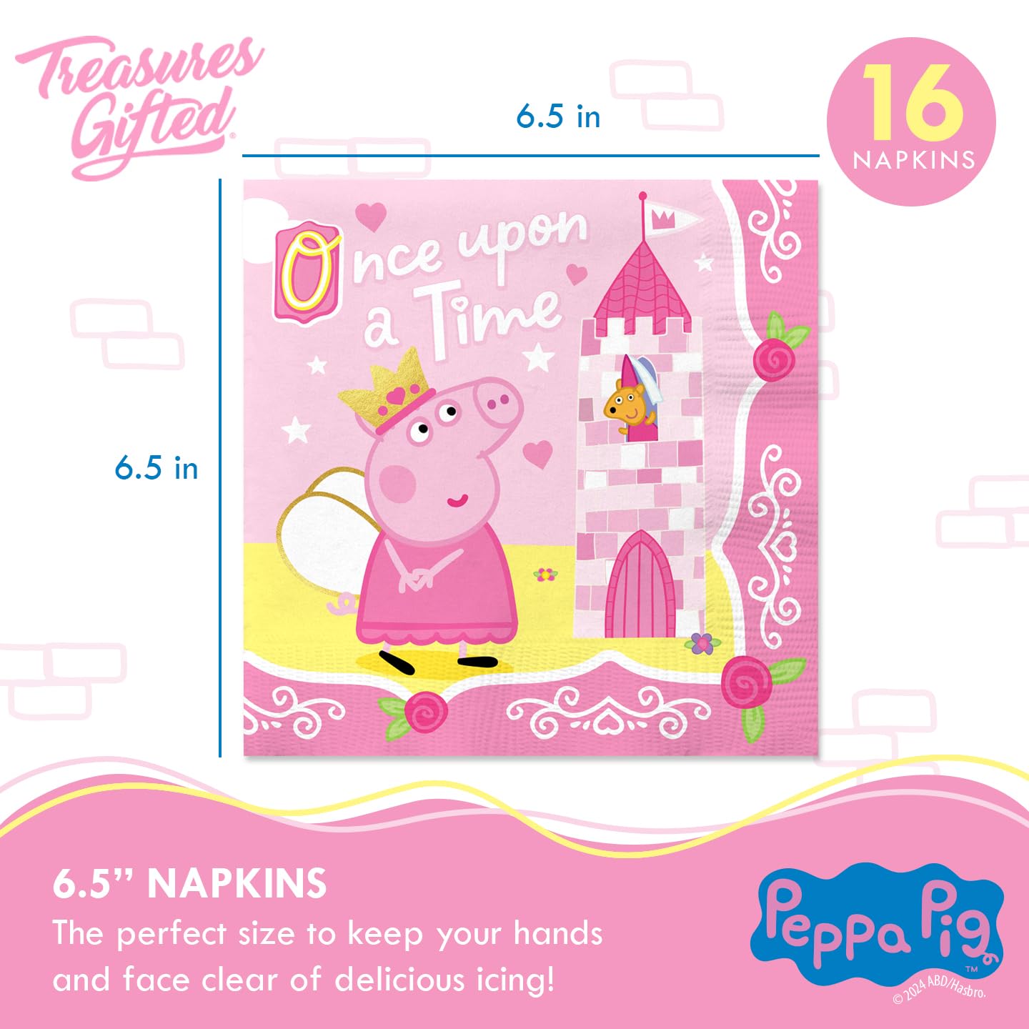 Princess Peppa Birthday Dinnerware Deluxe Set