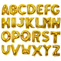 26Pcs Rose Gold Letter Balloons 16 Inch Foil Alphabet Number Party Decor