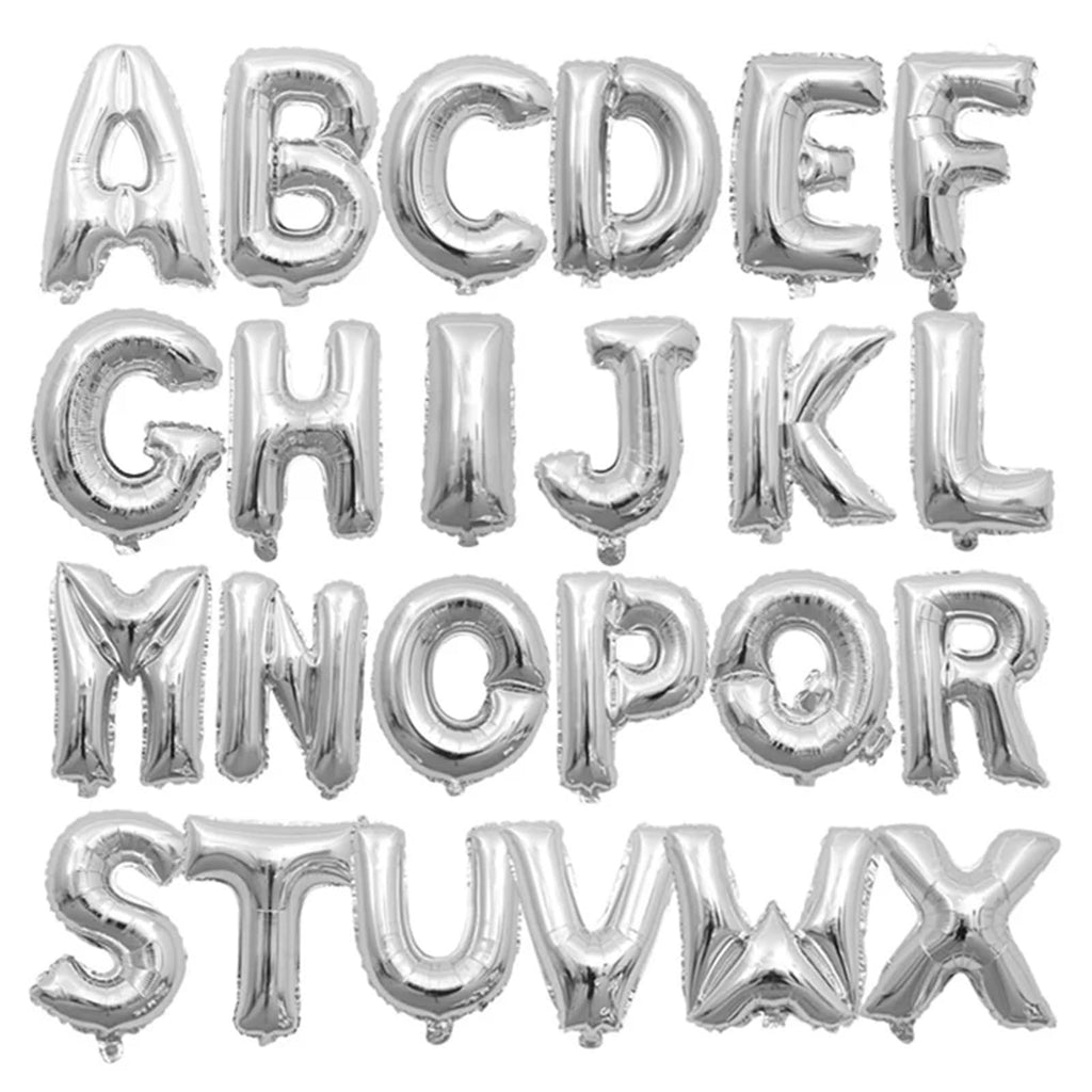 26Pcs Rose Gold Letter Balloons 16 Inch Foil Alphabet Number Party Decor