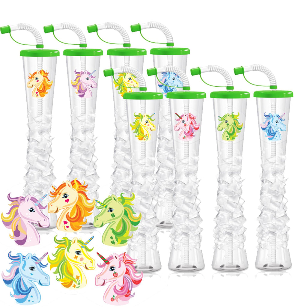 Ice Party Yard Cups with Lids 17 Oz 54 Pack