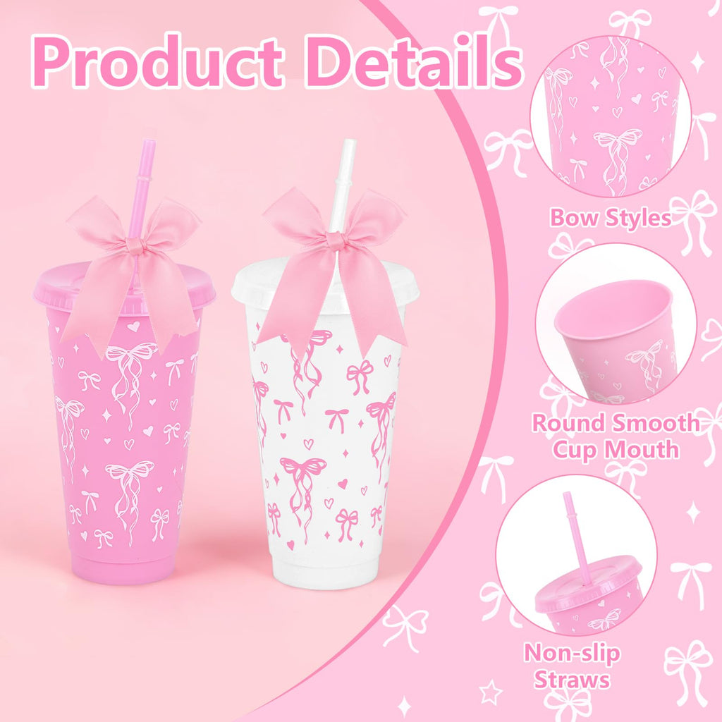 KaGrbves 20 Set Coquette Bow Gift for Girls Gathering Birthday Baby Shower