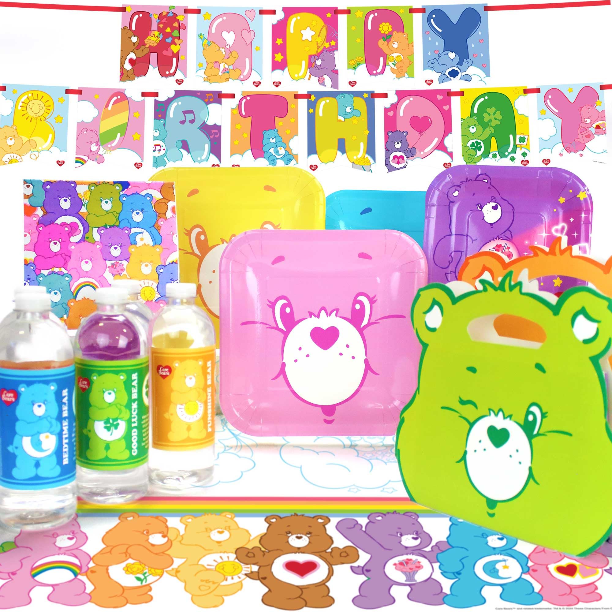 Deluxe Party Pack for 24 Guests Plates Napkins Favor Boxes and Decorations
