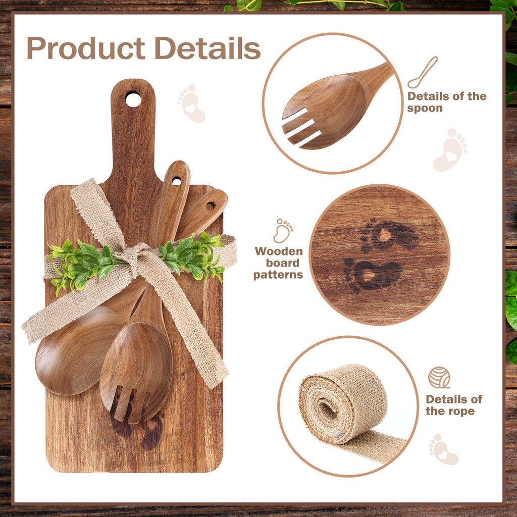 Merry Christmas Acacia Wood Cutting Board
