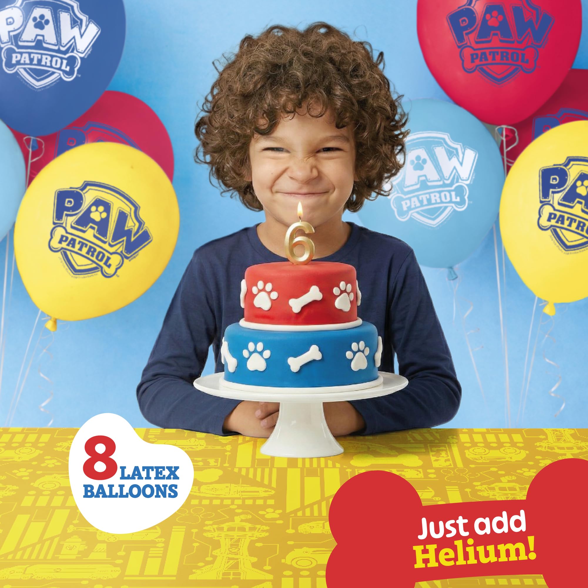Kids Birthday Party Supplies Kit for 16 Guests 79 Piece Set Plates Napkins Balloons Banner