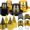 New Year's Eve Party Hat Set 144 Piece Celebration Supplies for 48 Guests