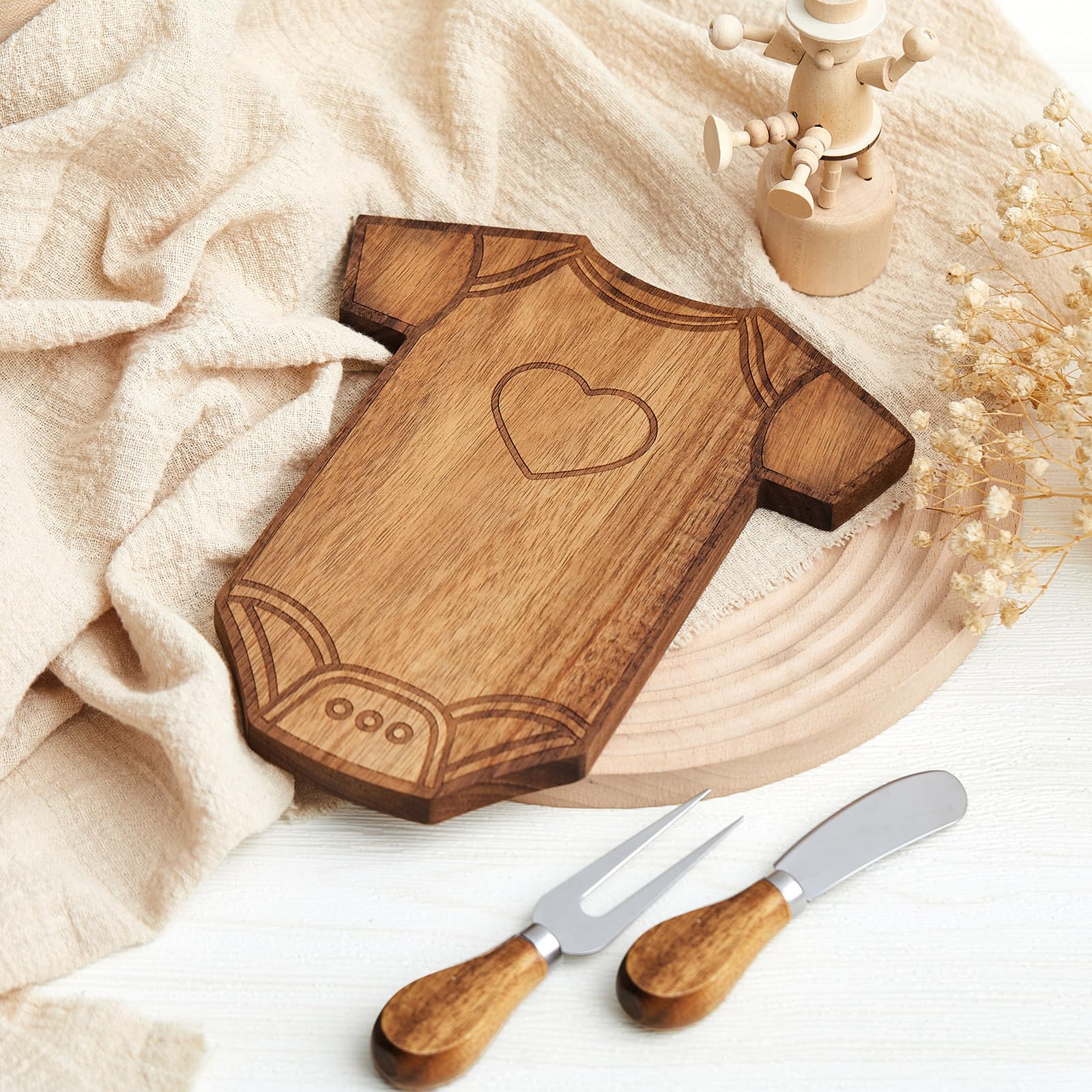 Mini Charcuterie Board Party Favor Gift Set with Gift Boxes and Utensils