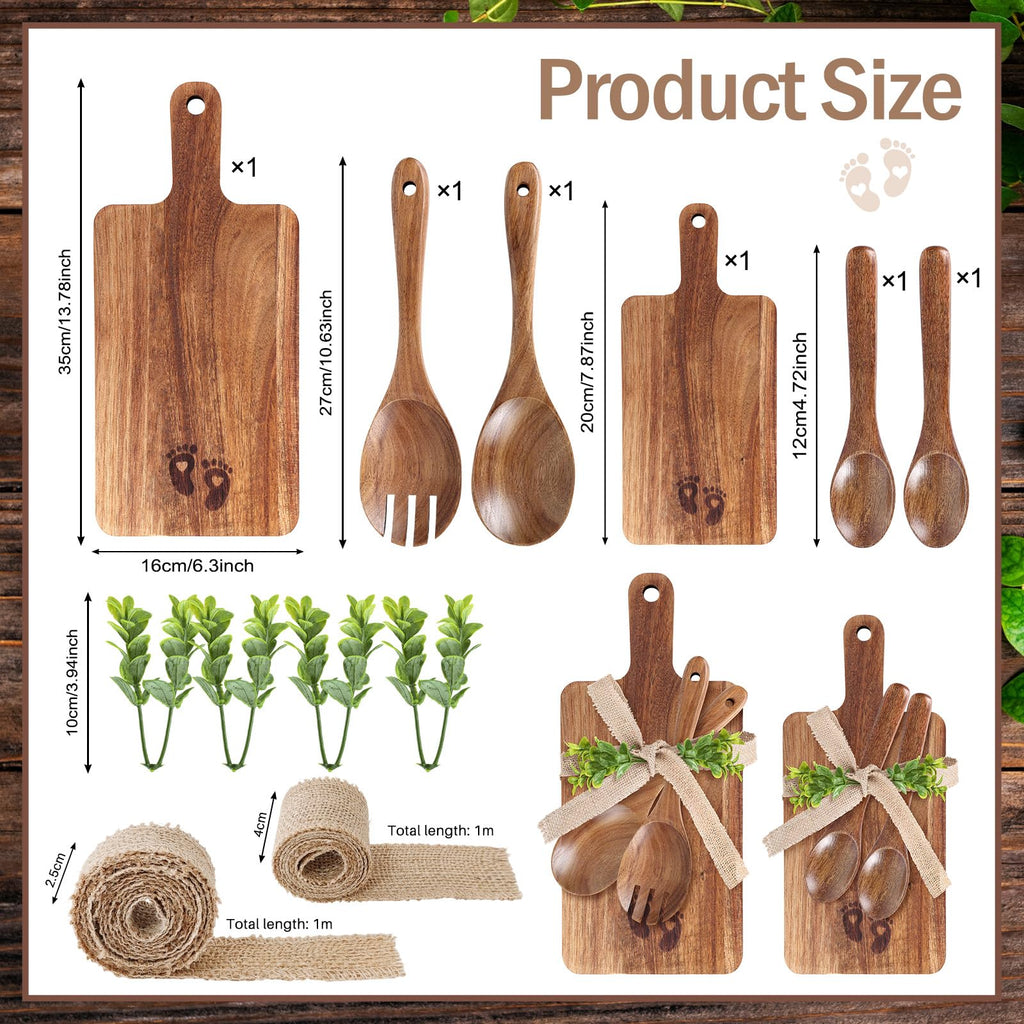 Merry Christmas Acacia Wood Cutting Board