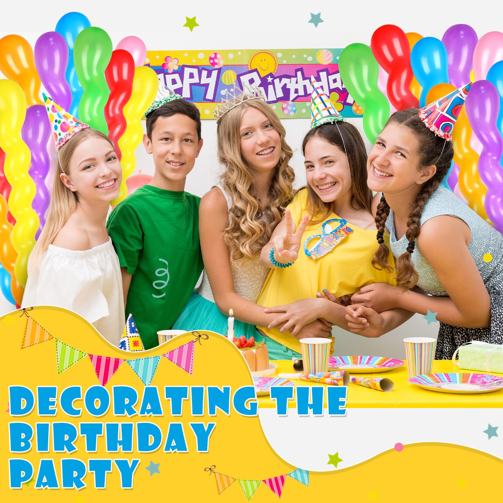 Long Twisting Latex Balloons 40 Inch Assorted Colors 1000 Pack