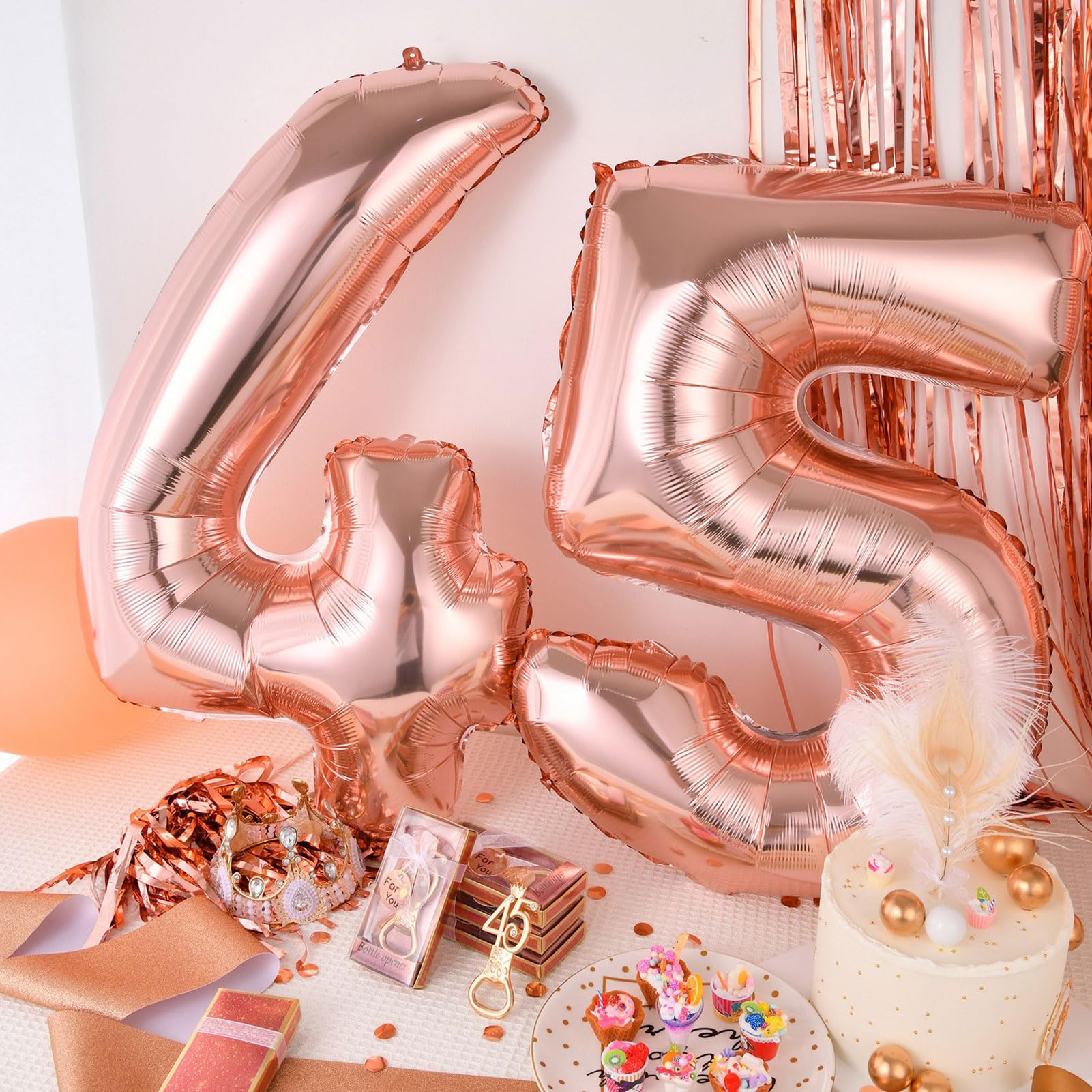 Digital Theme Bottle Openers 36 Pack Birthday Party Favor Gifts Rose Gold